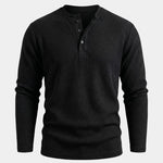Latitude Ribbed Henley - Cross & Crown