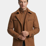 Essential Wool Blend Coat - Cross & Crown