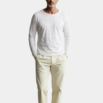 Essential Vintage Cotton Long Sleeve Tee - Cross & Crown