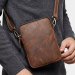 Minimalist Crossbody Leather Bag - Cross & Crown