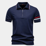 Horizon Striped Polo - Cross & Crown