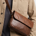 Milan Essential Leather Shoulder Bag - Cross & Crown
