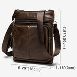 Crossbody Leather Shoulder Bag - Cross & Crown