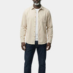 Casual Solid Corduroy Shirt - Cross & Crown