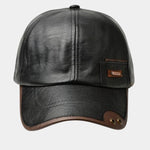 Rustic Crown Leather Cap  - Cross & Crown