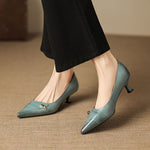 Isadora Genuine Leather Heels