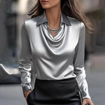 Glyn - Elegant Satin Blouse