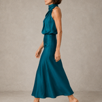 Harper | Halter Satin Evening