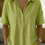 MARISTELLE BUTTON BLOUSE
