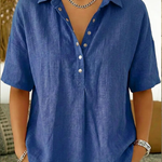 MARISTELLE BUTTON BLOUSE