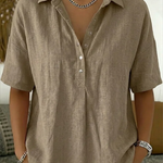 MARISTELLE BUTTON BLOUSE