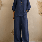 Maribel | Batwing Sleeves and Wide-Leg Pants