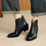 Camila Genuine Leather Ankle Boots
