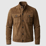 Garrison Suede Vintage Jacket - Cross & Crown