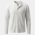 Latitude Ribbed Henley - Cross & Crown