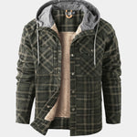 Lumberjack Hooded Sherpa Jacket – Cross & Crown