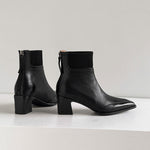 Noelle Genuine Leather Heeled Boots