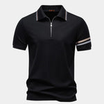Horizon Striped Polo - Cross & Crown