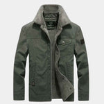 Vintage Military Aviator Jacket - Cross & Crown
