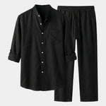 Classic Collar Relaxed Set - Cross & Crown