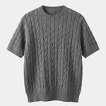 Classic Lozenge Knit T-Shirt - Cross & Crown