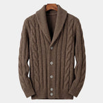 Men's Knitted Cardigan - Cross & Crown