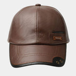 Rustic Crown Leather Cap  - Cross & Crown