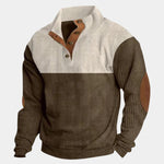 High Collar Corduroy Retro Pullover - Cross & Crown