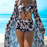 Barrie® | Three-piece Bikini With Print
