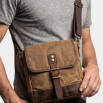 Leather Crossbody Shoulder Bag - Cross & Crown
