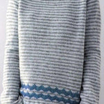 Baumwollpullover mit Vintage-Designs