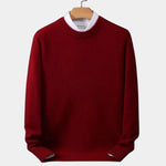 Linear Core Cotton Pullover - Cross & Crown