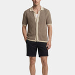 Structured Panel Resort Shirt - Cross & Crown