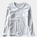Essential Vintage Cotton Long Sleeve Tee - Cross & Crown