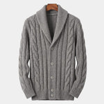 Men's Knitted Cardigan - Cross & Crown