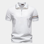 Horizon Striped Polo - Cross & Crown