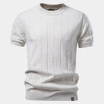 Garrison Texture Crew Top T-Shirt - Cross & Crown