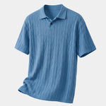 Imperial Diamond Knit Polo Shirt - Cross & Crown