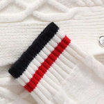 Academy Shawl-Neck Knit - Cross & Crown