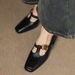 Elena Genuine Leather Heels