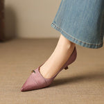 Isadora Genuine Leather Heels