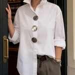 VERA ELEGANT COLLAR BLOUSE