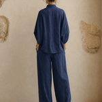 Maribel | Batwing Sleeves and Wide-Leg Pants