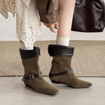Queli Genuine Suede Boots
