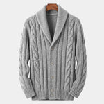 Men's Knitted Cardigan - Cross & Crown