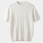 Classic Lozenge Knit T-Shirt - Cross & Crown