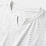 Precision Ribbed Muscle T-Shirt - Cross & Crown