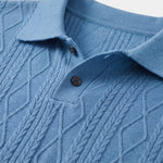 Imperial Diamond Knit Polo Shirt - Cross & Crown