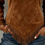 JULIAN SUEDE SWEATER
