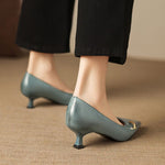 Isadora Genuine Leather Heels